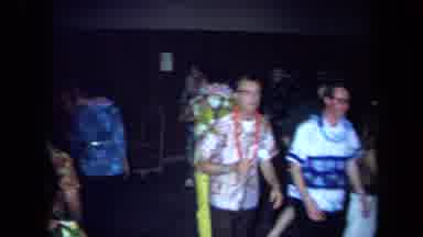 California USA (1971): A Bunch Of People Having Fun And Dancing At A Party