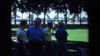 California USA (1971): The Persons Are Present In The Garden They Are Speaking