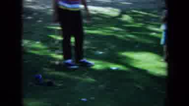 California USA (1971): A Day Outside To Play Croquet With Friends And Family