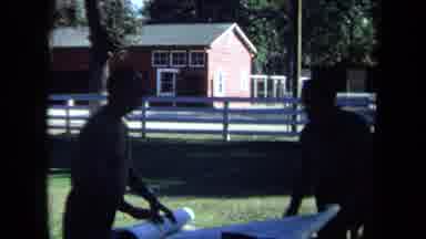 California USA (1971): People On A Sunny Day Outdoors Come Together Men Women