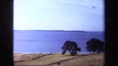 California USA (1971): Grainy Picture Of Landscape By The Ocean