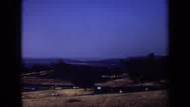 California USA (1971): Beautiful Overview Looking Upon The Vast Countryside And