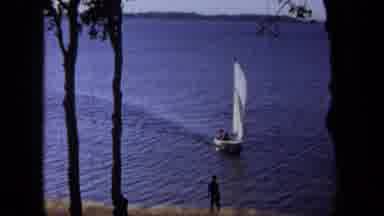 California USA (1971): Sailing In The Lake Vintage Video