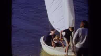 California USA (1971): This Video Shows A Picnic And A Boating Outing On A Sunny