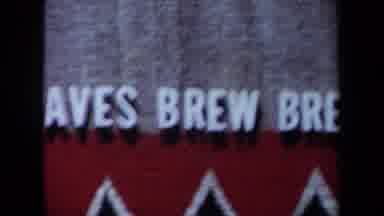 California USA (1971): Aves Brew Bre Sign Going In And Out Of Focus While Frame
