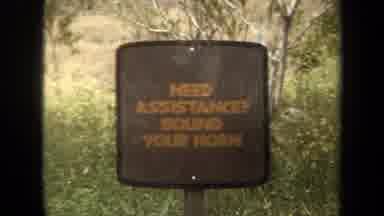 Laguna Hills California USA (1971): Two Outdoor Signs About Driving Carefully And