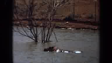 Laguna Hills California USA (1971): Hippo Yawning And And Taking A Rest In The