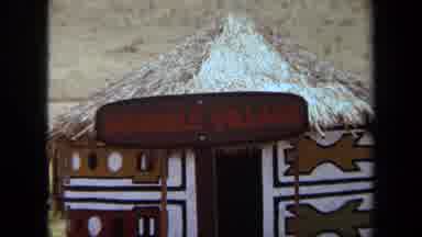 Laguna Hills California USA (1971): A Person Taking A Tour Of A Ndebele Village In