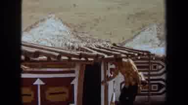 Laguna Hills California USA (1971): A Guy Walking Under And Into A Building And