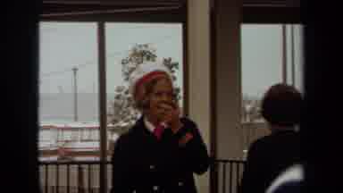 Long Beach California USA (1971): A Boat Where A Woman In A Sail Uniform Makes An
