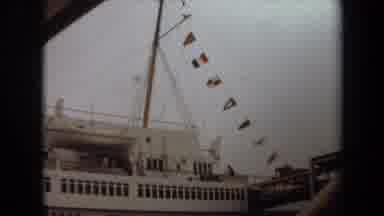 Long Beach California USA (1971): Cruise Ship Docked At Port Waiting For People To