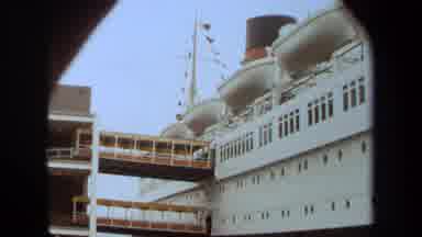 Long Beach California USA (1971): Boarding The Ship On A Hot Summer Morning During