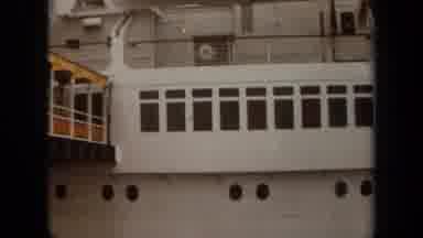 Long Beach California USA (1971): Video Of A Boat Taken While Moving On A Train
