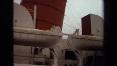 Long Beach California USA (1971): View Of Port Side And The Lifeboats Of A