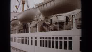 Long Beach California USA (1971): A View Of A Big Cruise Ship
