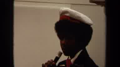 Long Beach California USA (1971): The Lady Was Giving Speech To The People