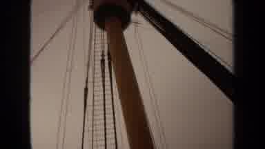 Long Beach California USA (1971): A Big Utility Pole With Many Wires And Ladder