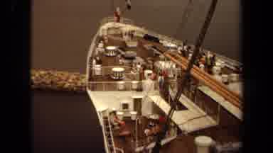 Long Beach California USA (1971): This Appears To Be A Cruise Ship And Tanks