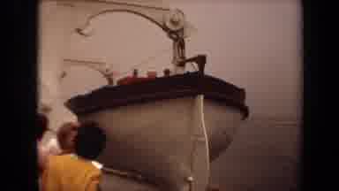 Long Beach California USA (1971): A Big Boat Using The Anchor To Pull Something