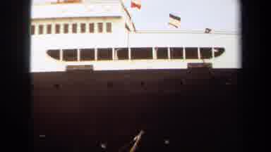 Long Beach California USA (1971): Showing All The Different Flags Blowing On Top