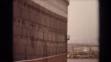 Long Beach California USA (1971): Large Ship In Port