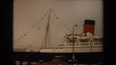 Long Beach California USA (1971): Very Large Ship Moving Into Port To Obtain
