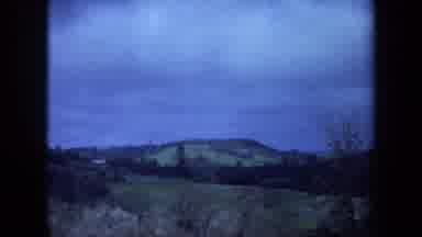 Maine USA (1971): A Landscape Showing The Green Trees And Grass With A Brown
