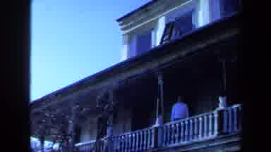 Maine USA (1971): Peering Over The Balcony Edge