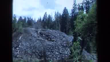 Maine USA (1971): Huge Two-Story House Near Large Rock And Trees And Another