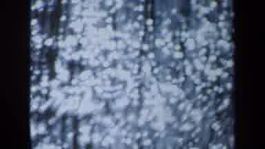 Maine USA (1971): A View Of Many Shiny White Lights Attached To Long Clear Strings