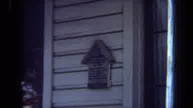 Maine USA (1971): A Zoom In On A Sign That Looks Like A Small Little House