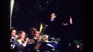 Sacramento California USA (1971): A Musical Band Entertaining At A Graduation