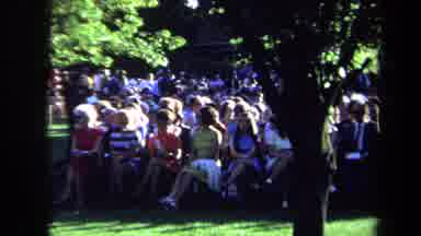 Sacramento California USA (1971): Audience Of People Wearing Church-Appropriate