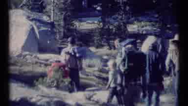 SCAPEGOAT WILDERNESS MONTANA USA .MP-1973: Here We Go Camping With The