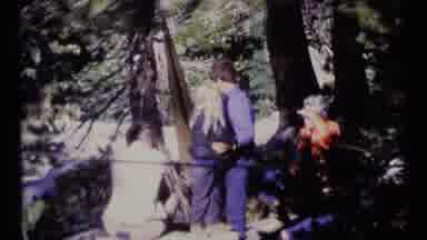 SCAPEGOAT WILDERNESS MONTANA USA .MP-1973: A Young Couple And Two Other Adults