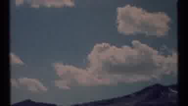 SCAPEGOAT WILDERNESS MONTANA USA .MP-1973: Blue Sky Fluffy White Clouds Mountain