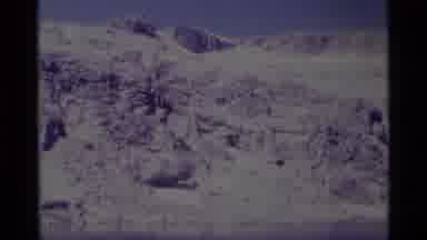 MINARET WILDERNESS CALIFORNIA USA .M-1975: Panning View Of Old Riverbank