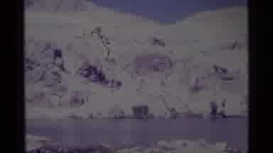 MINARET WILDERNESS CALIFORNIA USA .M-1975: A Big Mountain Lies On The Bank Of A