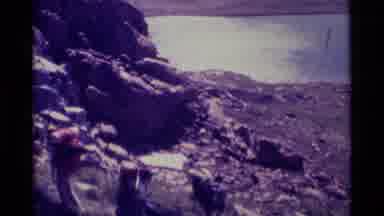 MINARET WILDERNESS CALIFORNIA USA .M-1975: Blue Calm Water In A Large Lake
