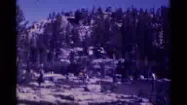 MINARET WILDERNESS CALIFORNIA USA .M-1975: People Outdoors Near Mountain With