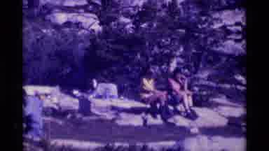 MINARET WILDERNESS CALIFORNIA USA .M-1975: People Out In The Wilderness Enjoying