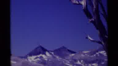 MINARET WILDERNESS CALIFORNIA USA .M-1975: Person Trekking Through Nature