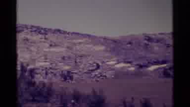 MINARET WILDERNESS CALIFORNIA USA .M-1975: Foothills And Flat Land With Remains
