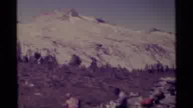 MINARET WILDERNESS CALIFORNIA USA .M-1975: People Are Found Camping At The