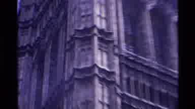 London England (1969): Top To Bottom View Of A Gothic Cathedral On A Clear Day