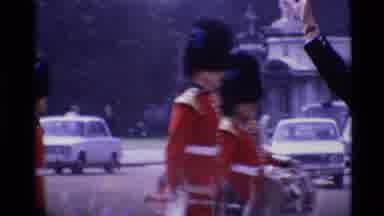 London England (1969): The Queen's Guard Conducting A Marching Band In Britain