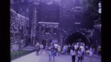 London England (1969): Footage Of Castle And Lots Of Tourists