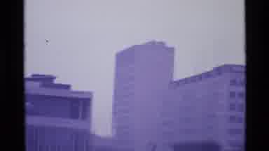 London England (1969): A View Of Skyscraper Buildings
