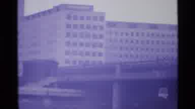 London England (1969): A Great View Of A Tall And Long Bridge Crossing A River
