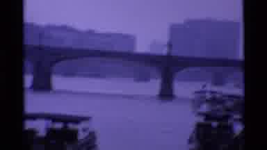 London England (1969): Long Bridge At Dusk In An Old London Town Setting